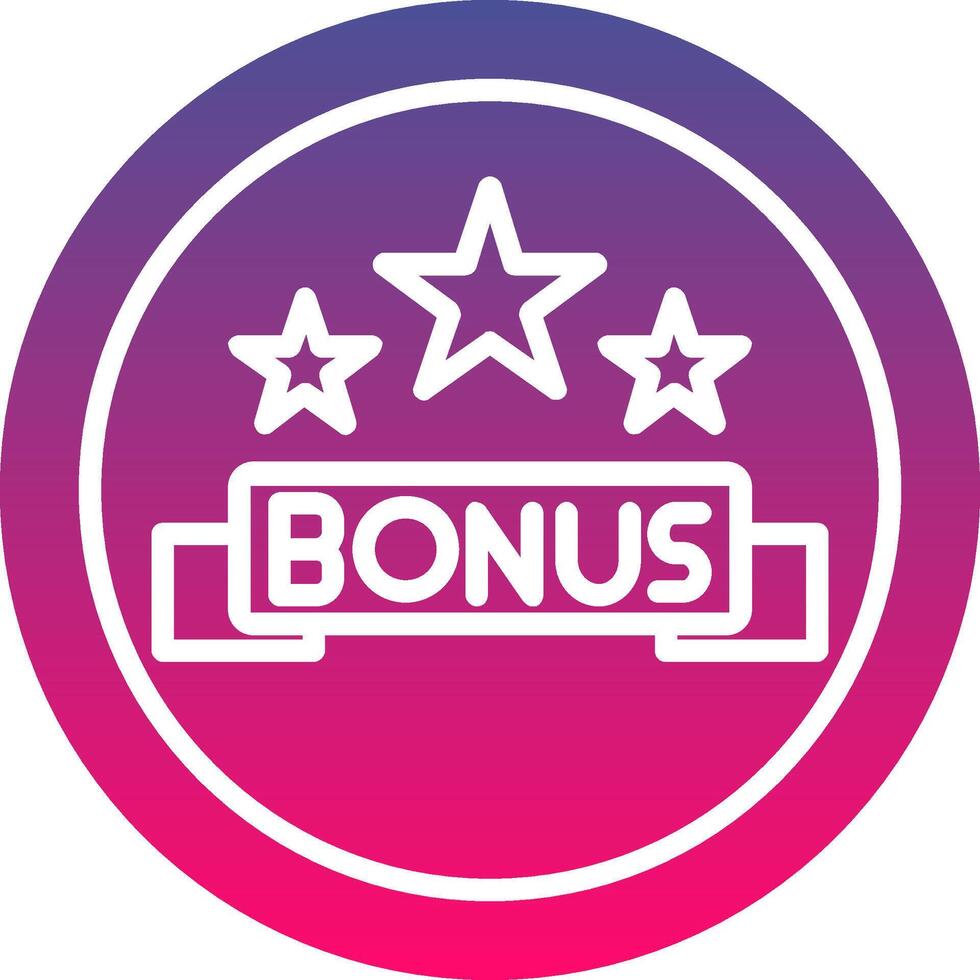 Bonus Creative Icon Symbol Art Sign vector