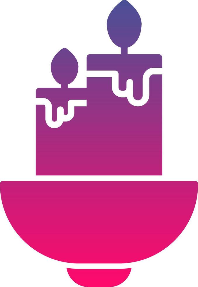 Candles Icon Symbol Art Sign vector