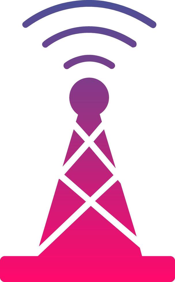 Broadcast Creative Icon Symbol Art Sign vector