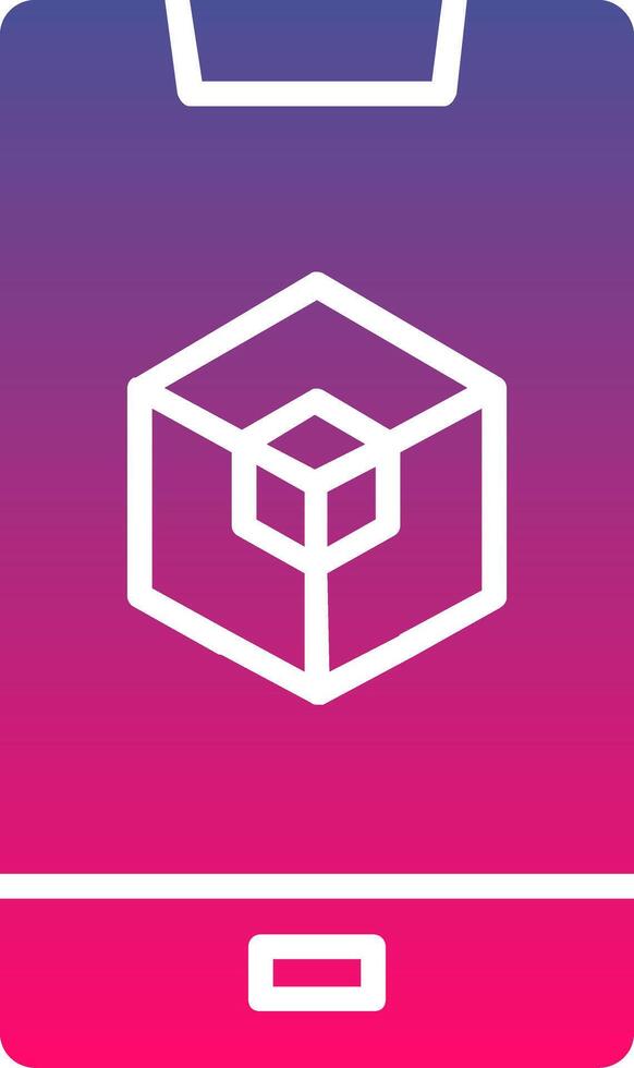 Augmented Reality Creative Icon Symbol Art Sign vector