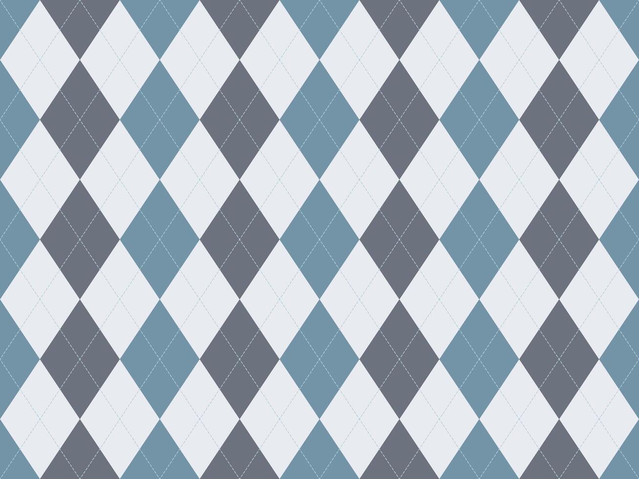Elegant argyle pattern in calming blues and greys. Perfect for backgrounds, textiles, or website design. vector