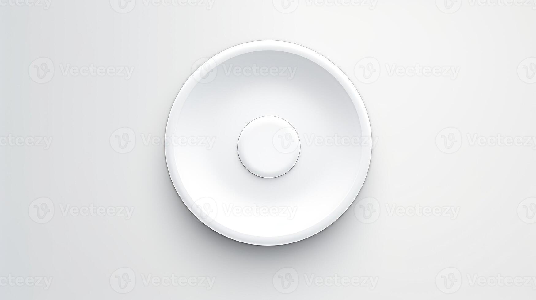 minimalistic white web button photo