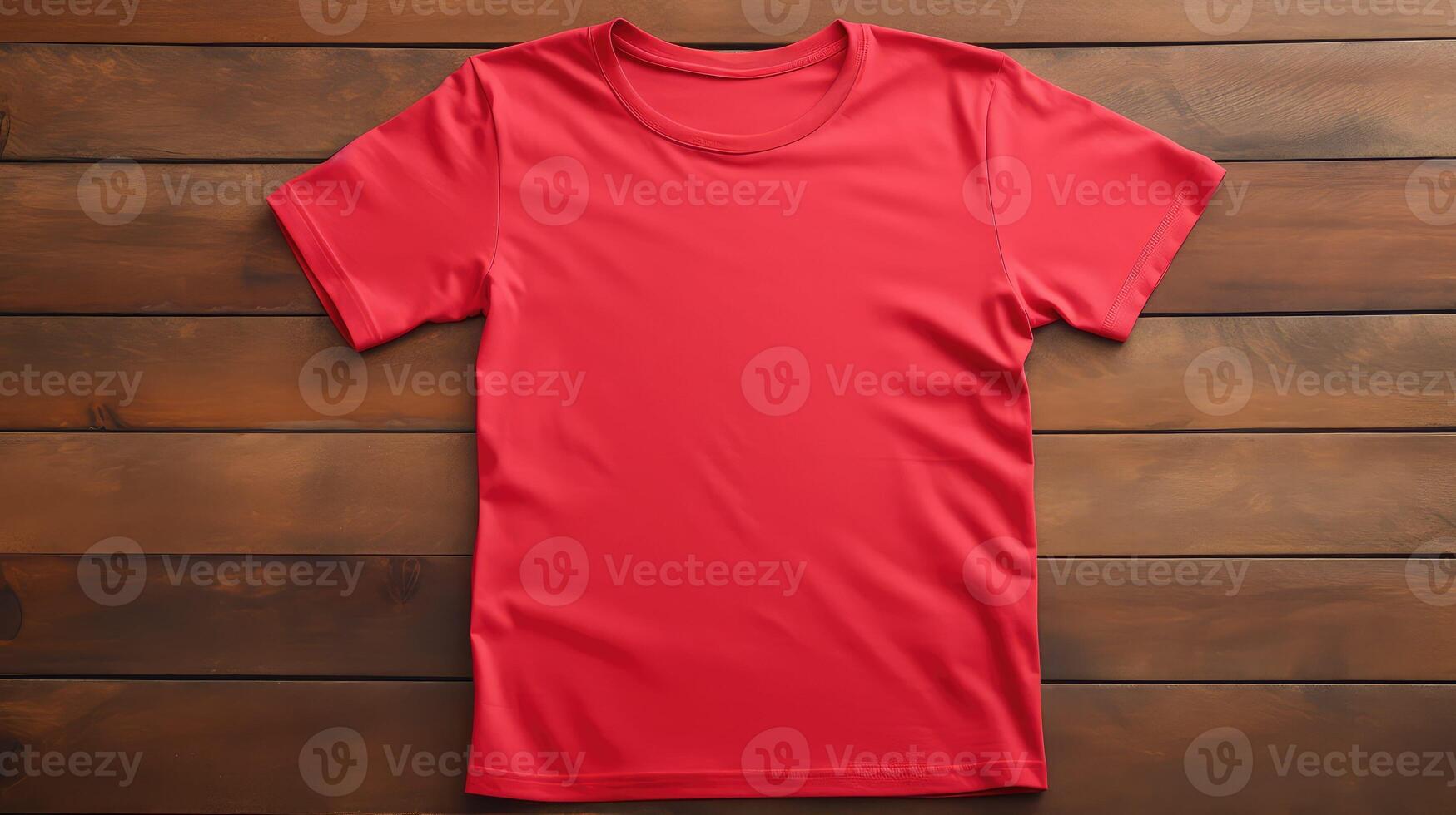canvas red tshirt mockup photo