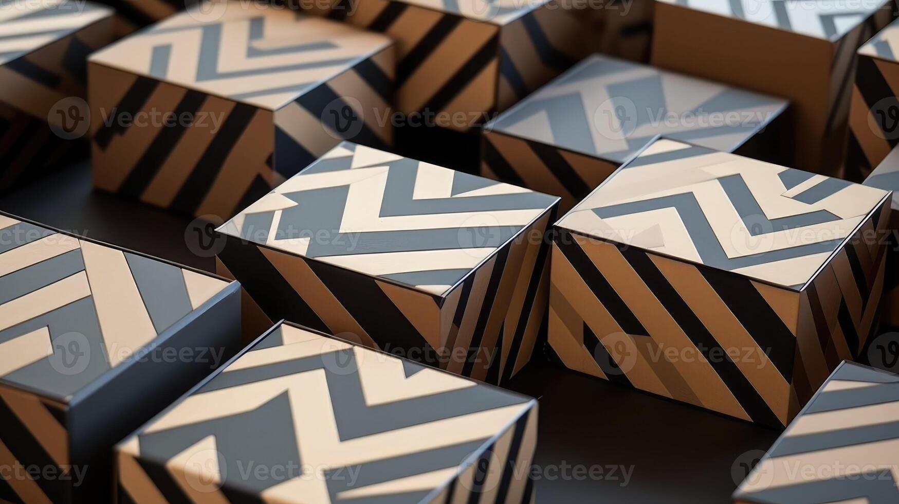 interlocking box pattern photo