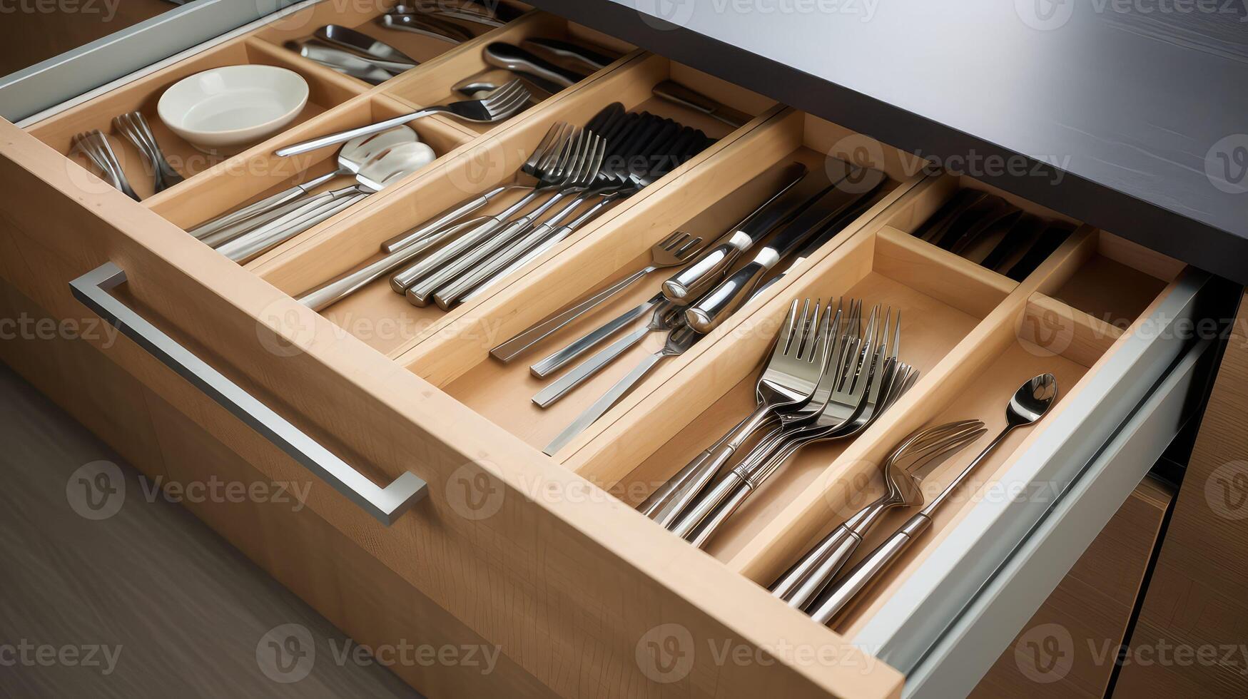 utensils kitchen drawer photo