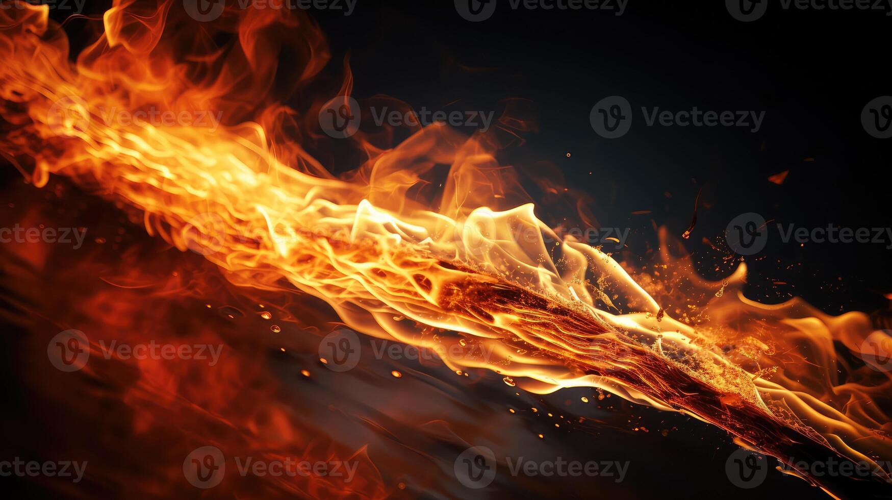 flame fire streak photo