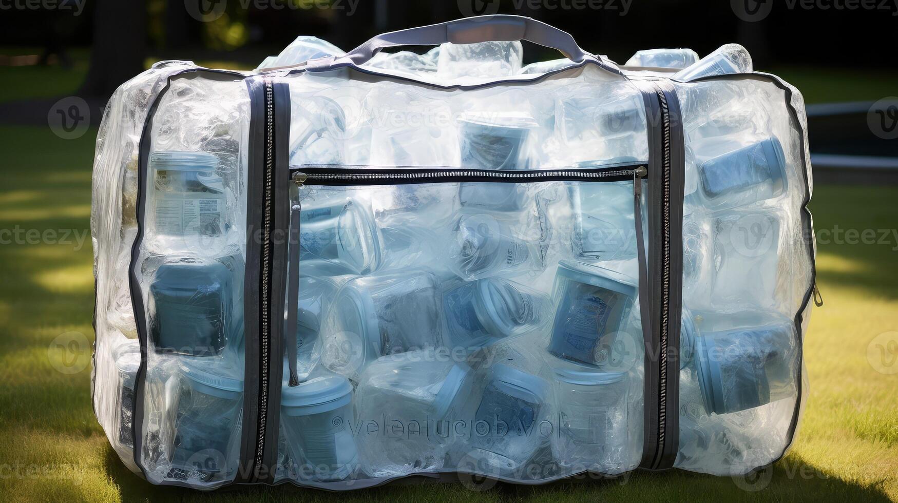 party bag ice photo