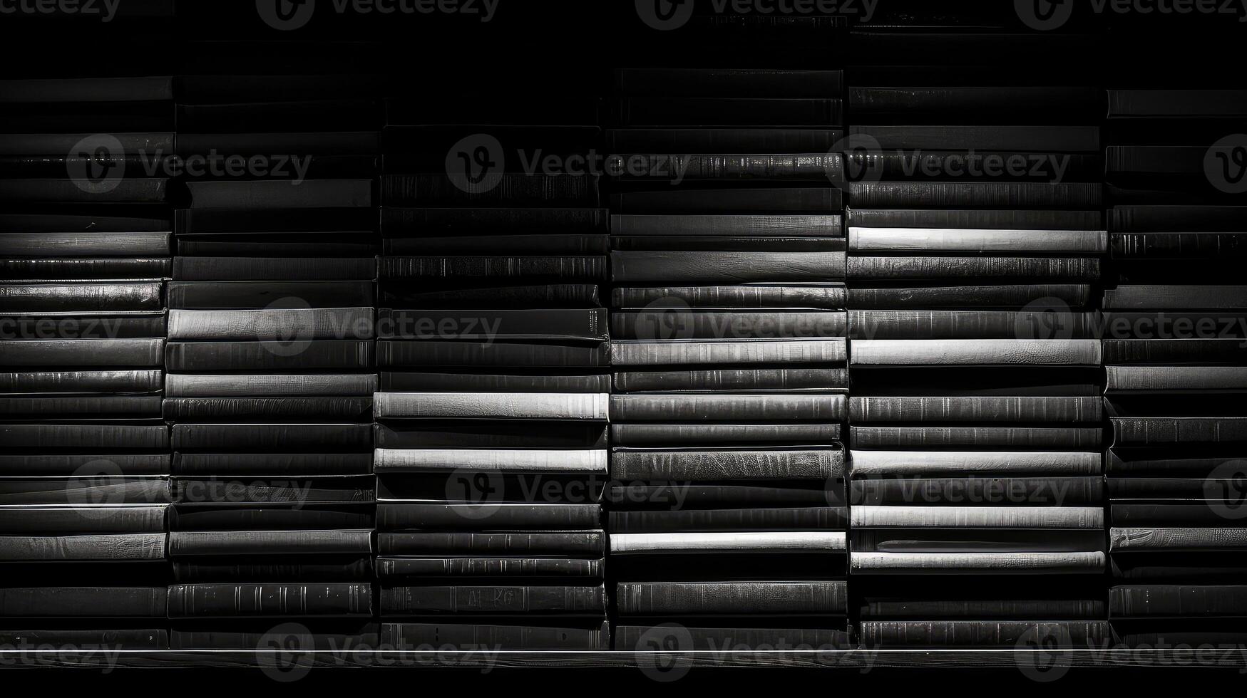 elegance black and white book photo