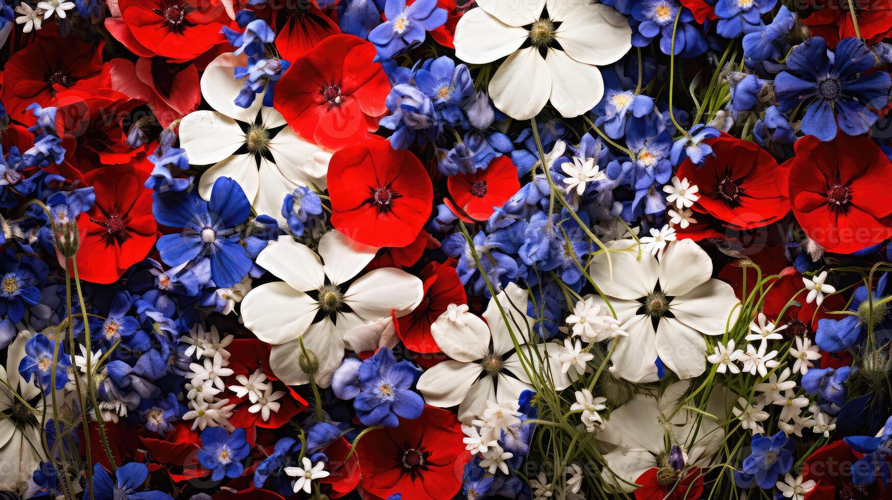 dynamic red white and blue texture photo