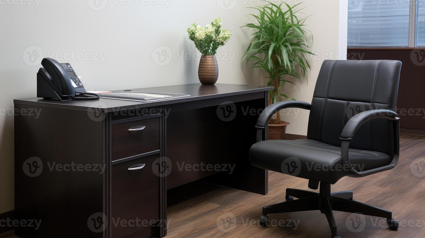 chair office receptionist desk photo