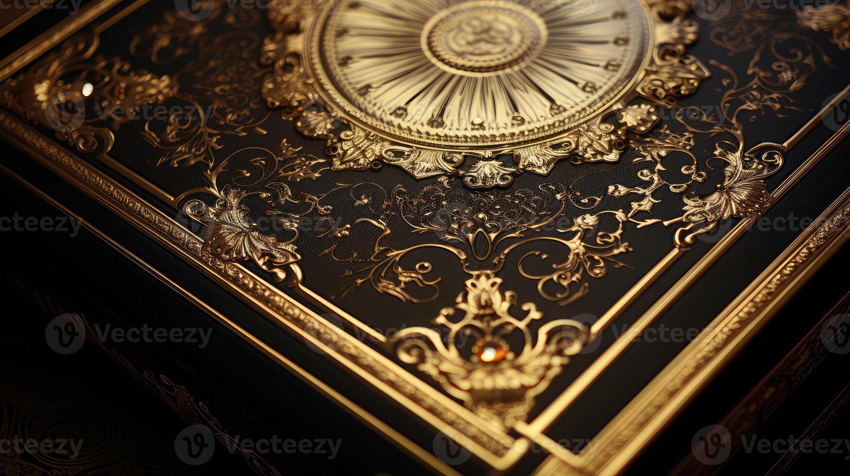 gold title box photo
