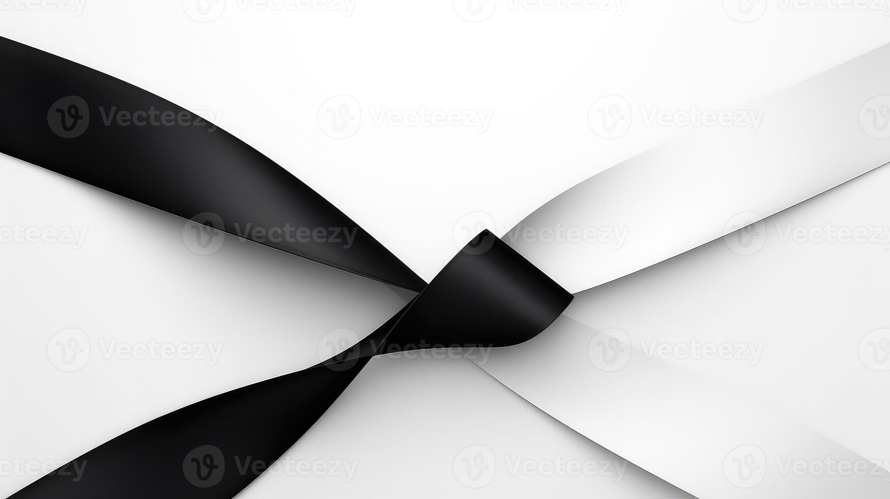 minimalistic black and white ribbon clipart photo