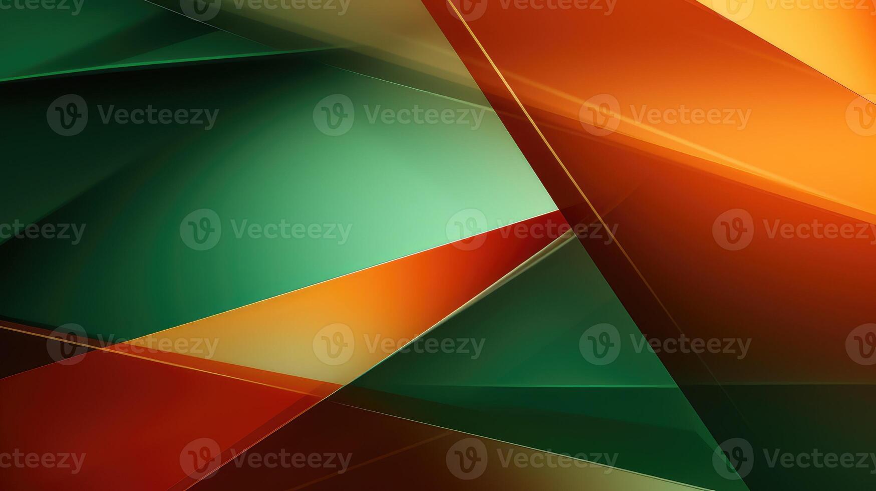 sharp orange and green abstract background photo