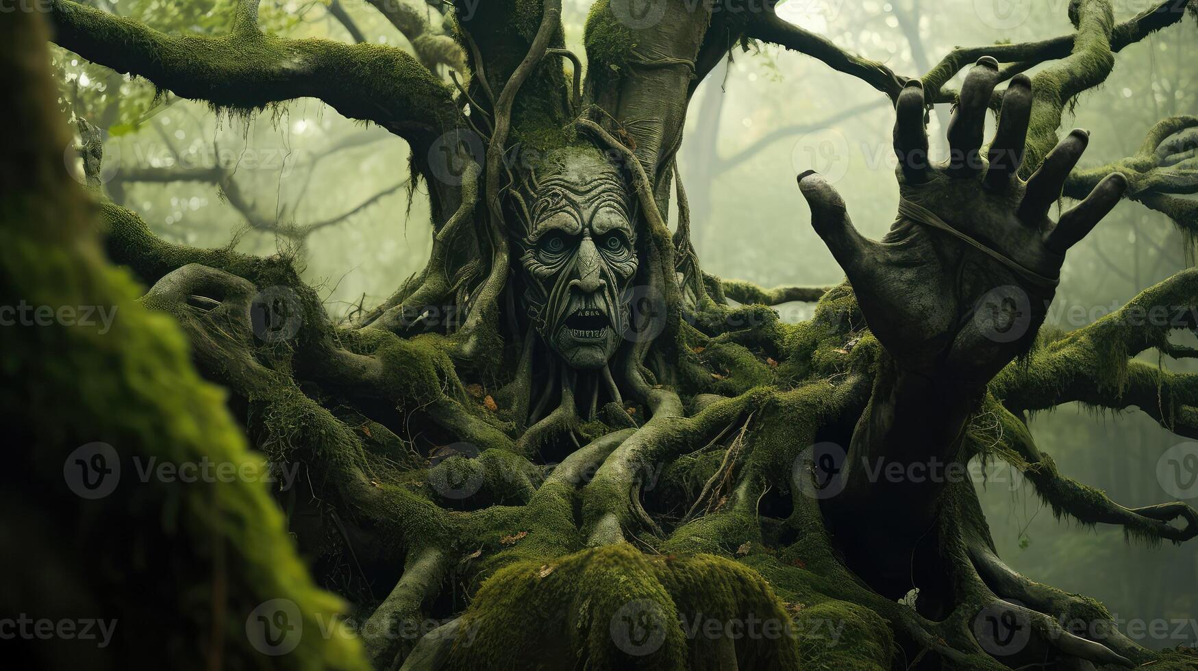 branches tree monster photo
