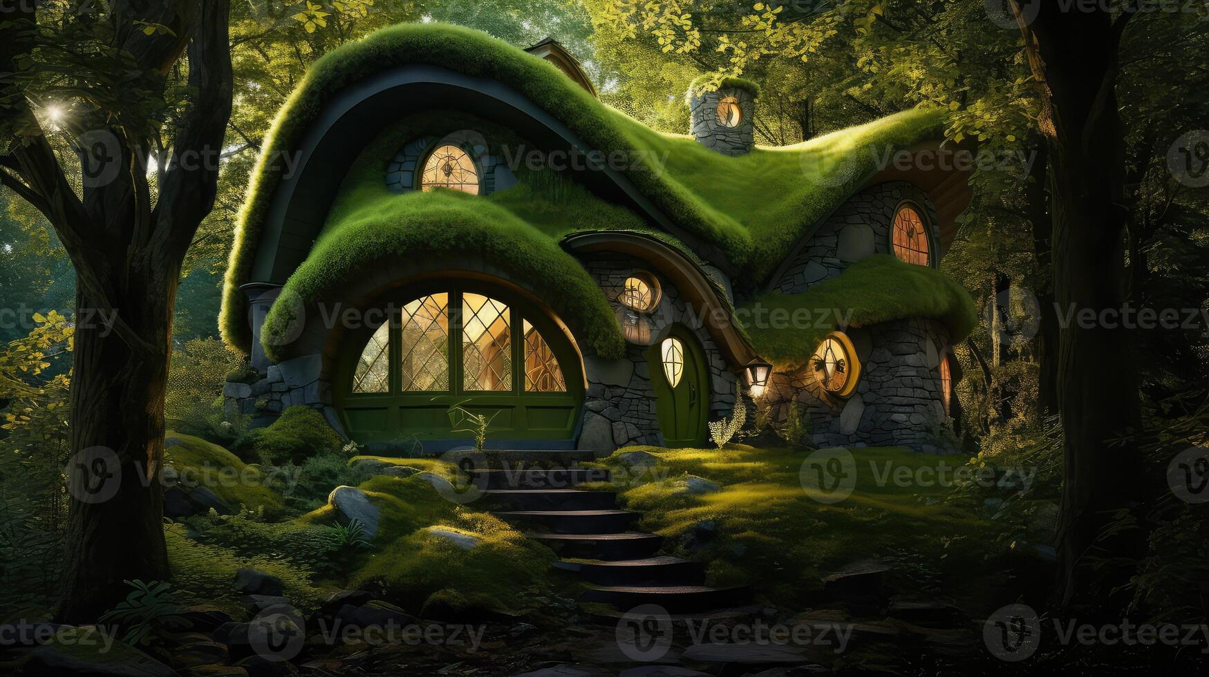 whimsical shamrock house photo