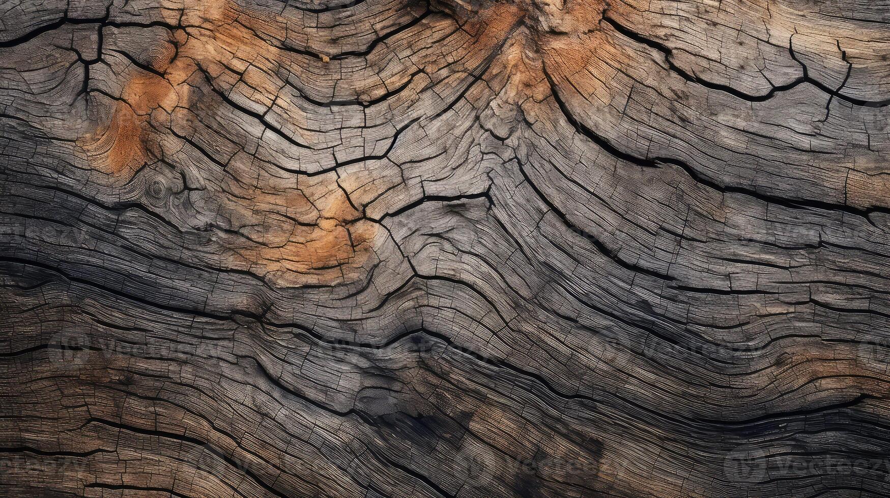 intricate abstract oak tree photo
