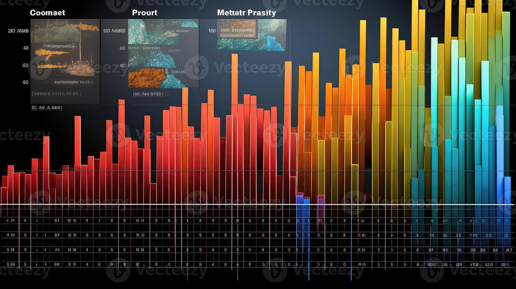 industry data bar graph photo