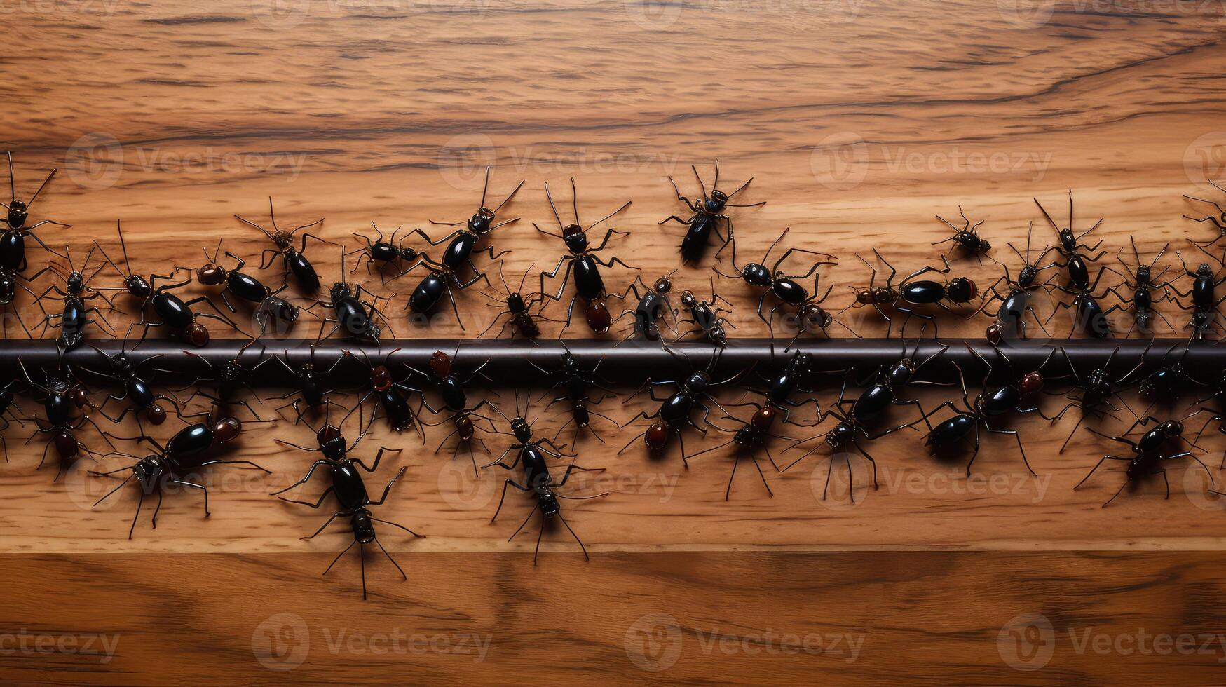 insects shaking hands black photo