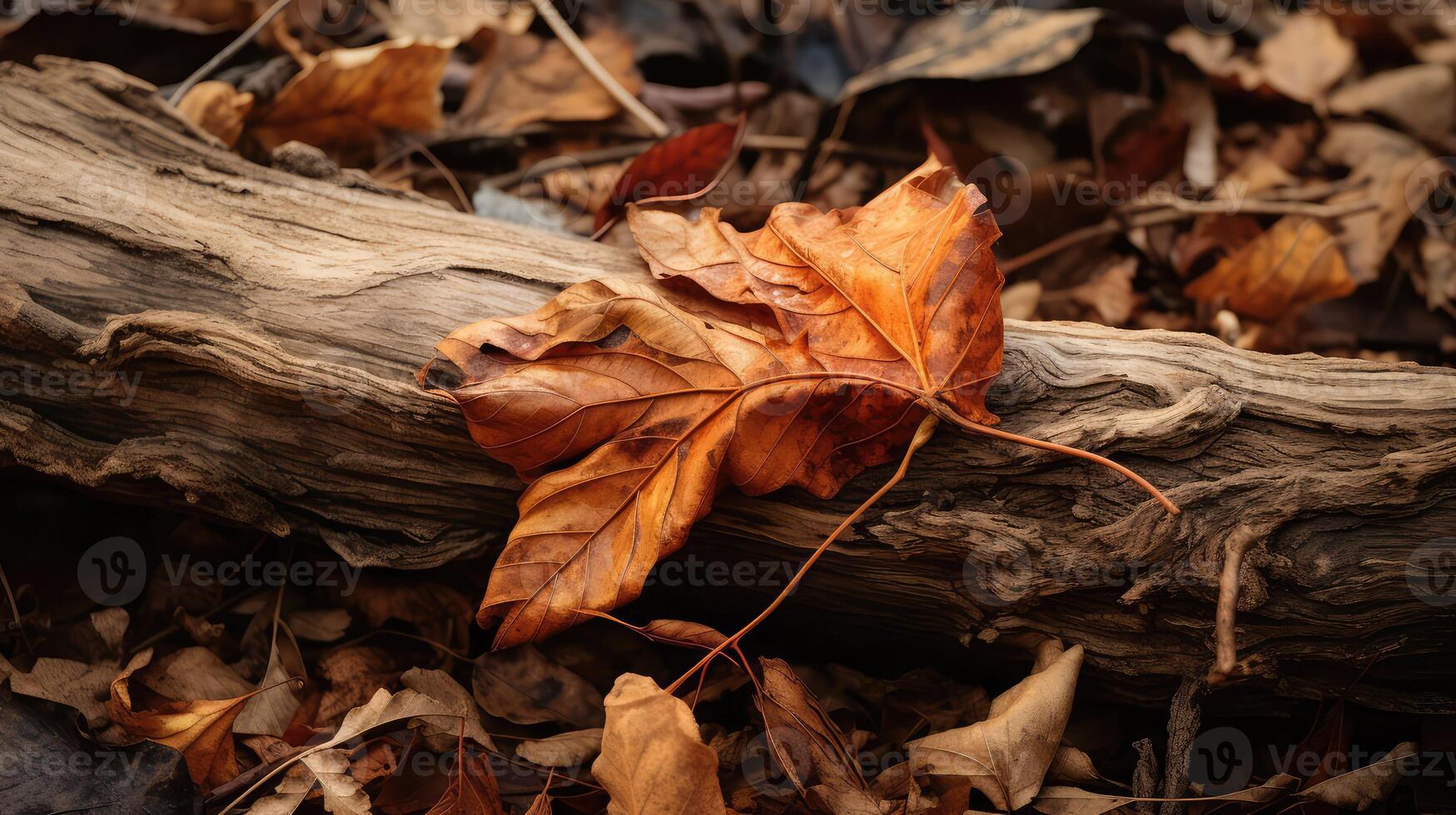 fallen broken tree branch photo
