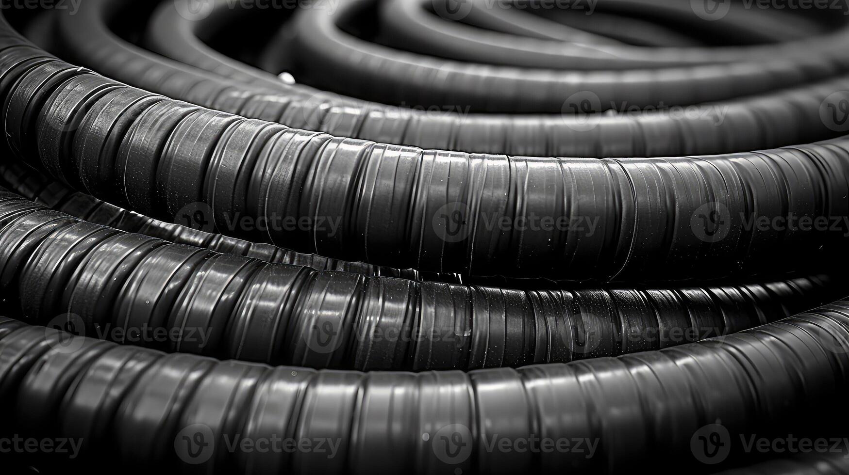 flexible black rubber photo