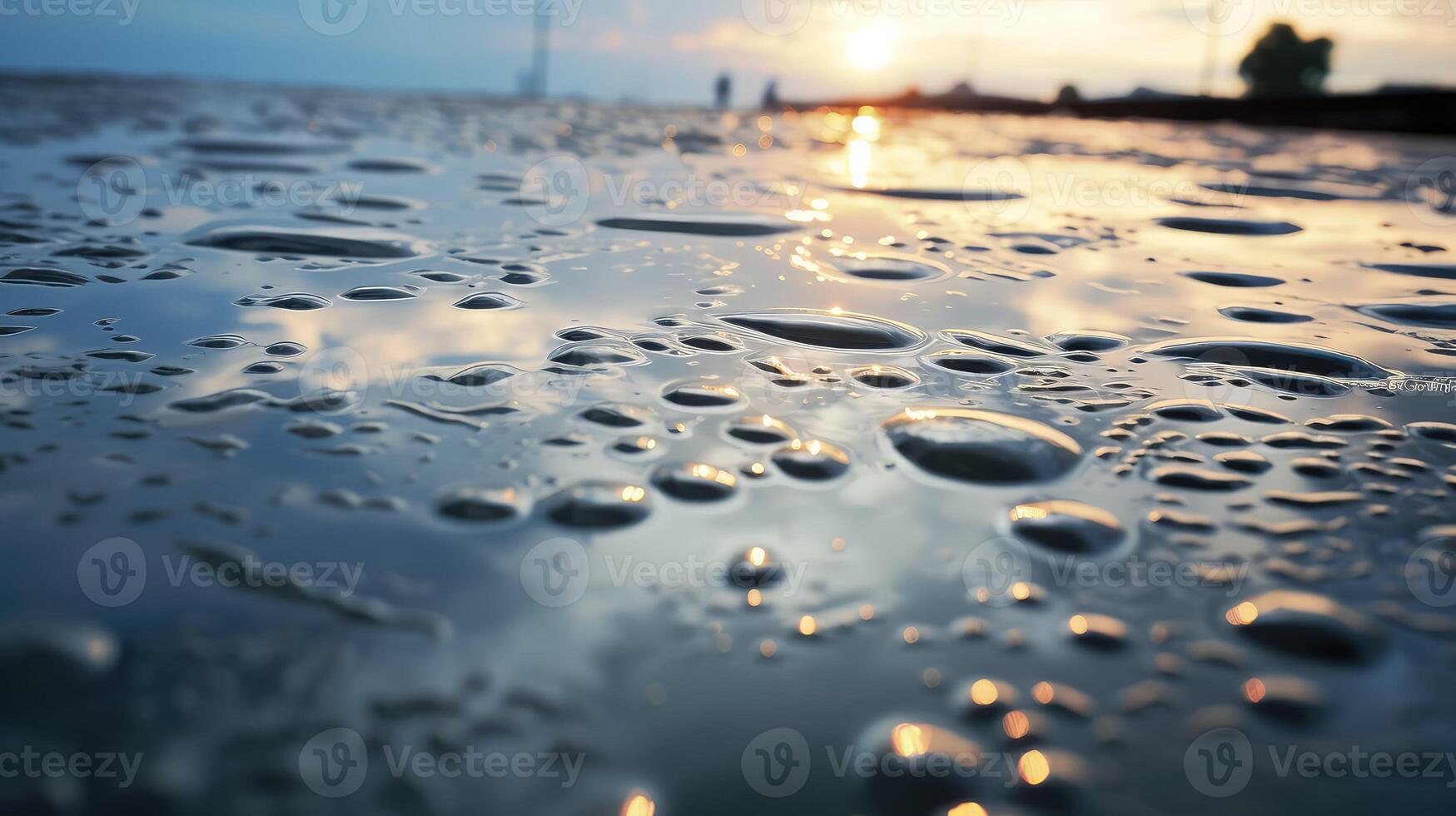 sky rain water drops photo