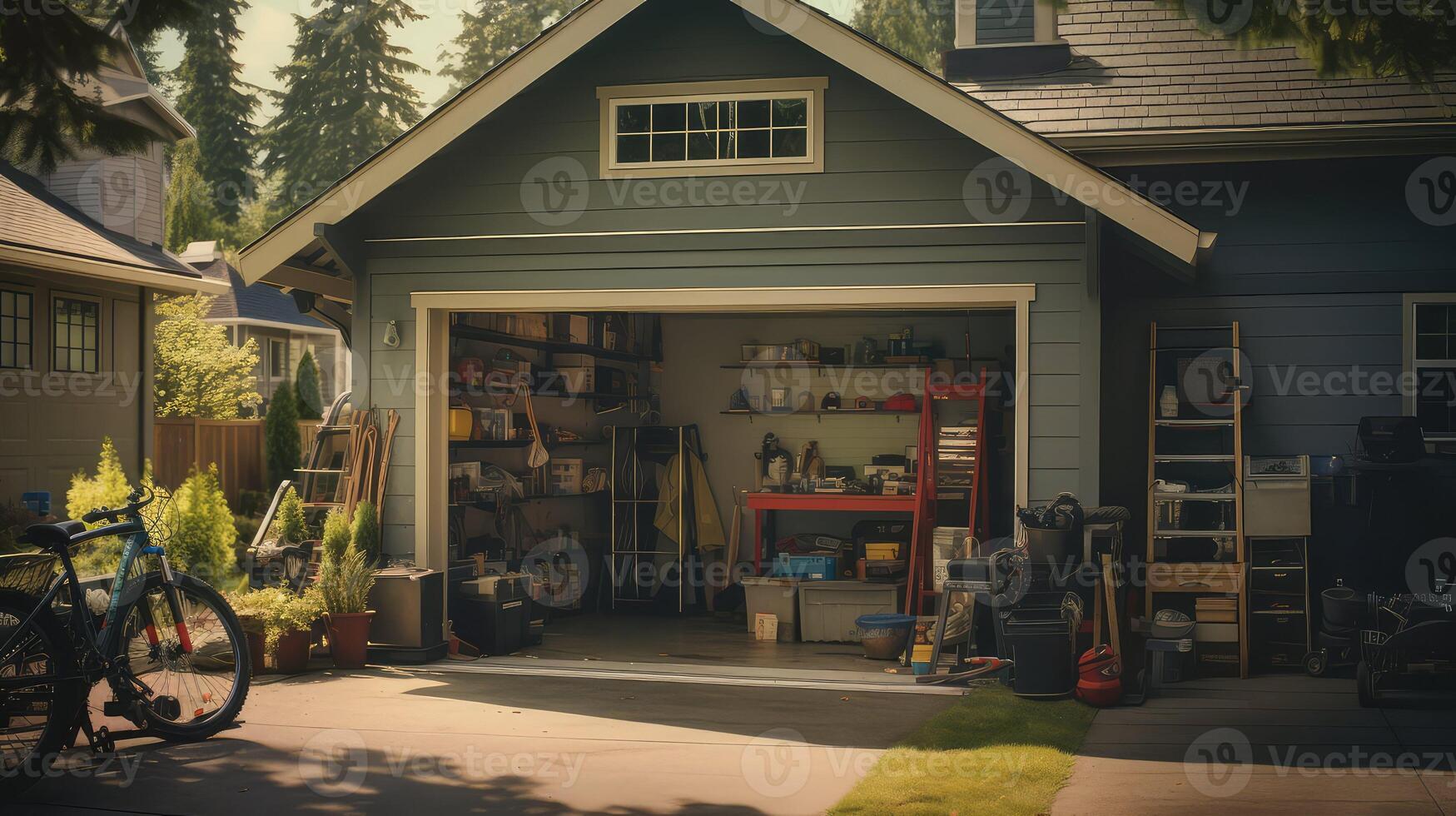 home car house garage photo