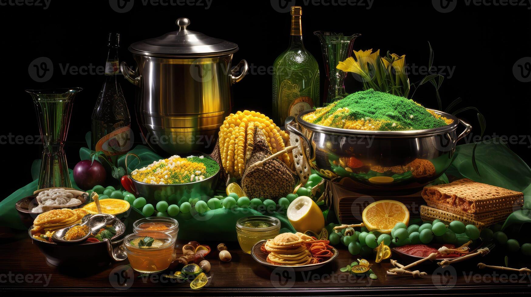 jambalaya mardi gras green photo