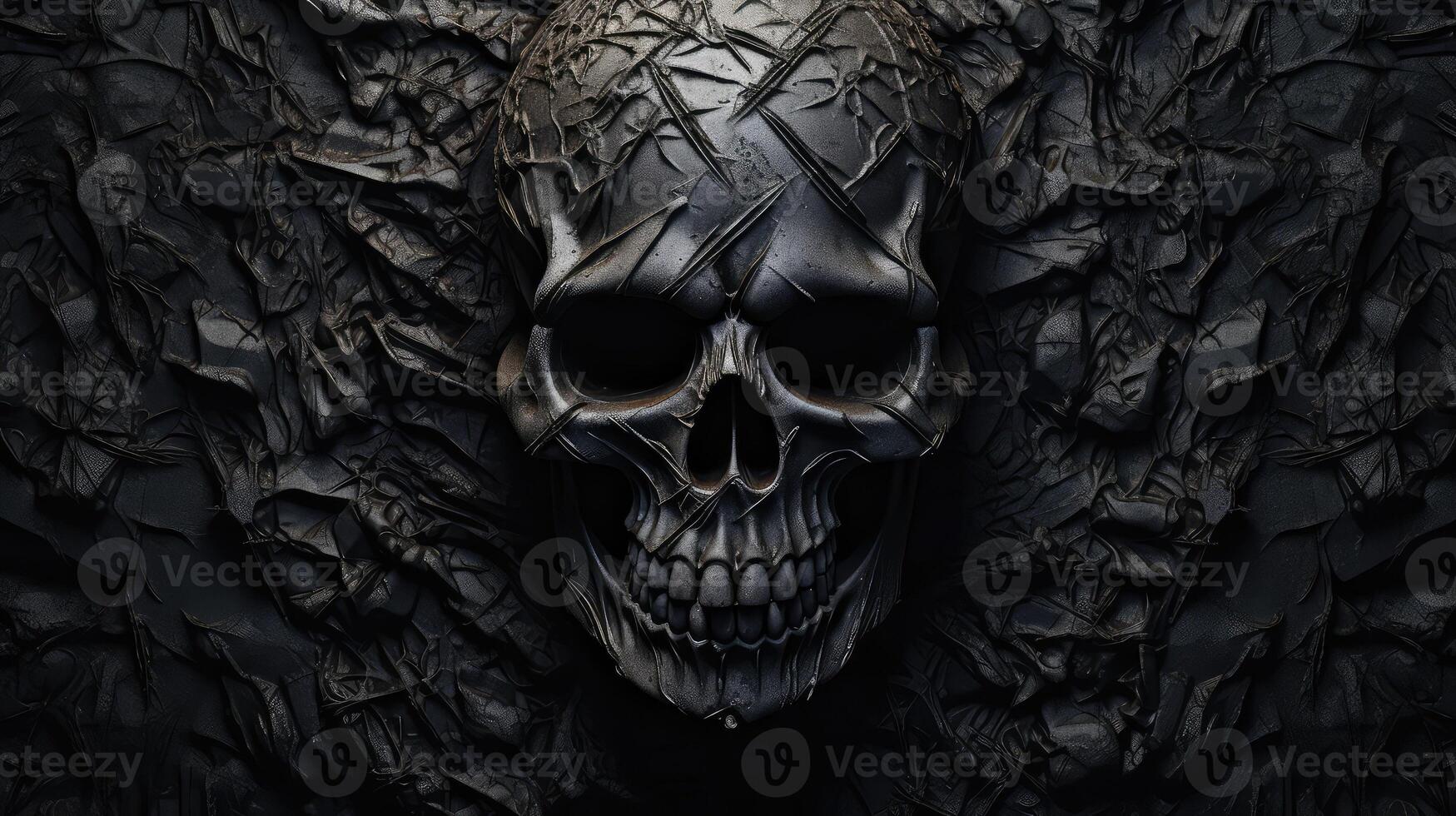 realistic skull texture photo