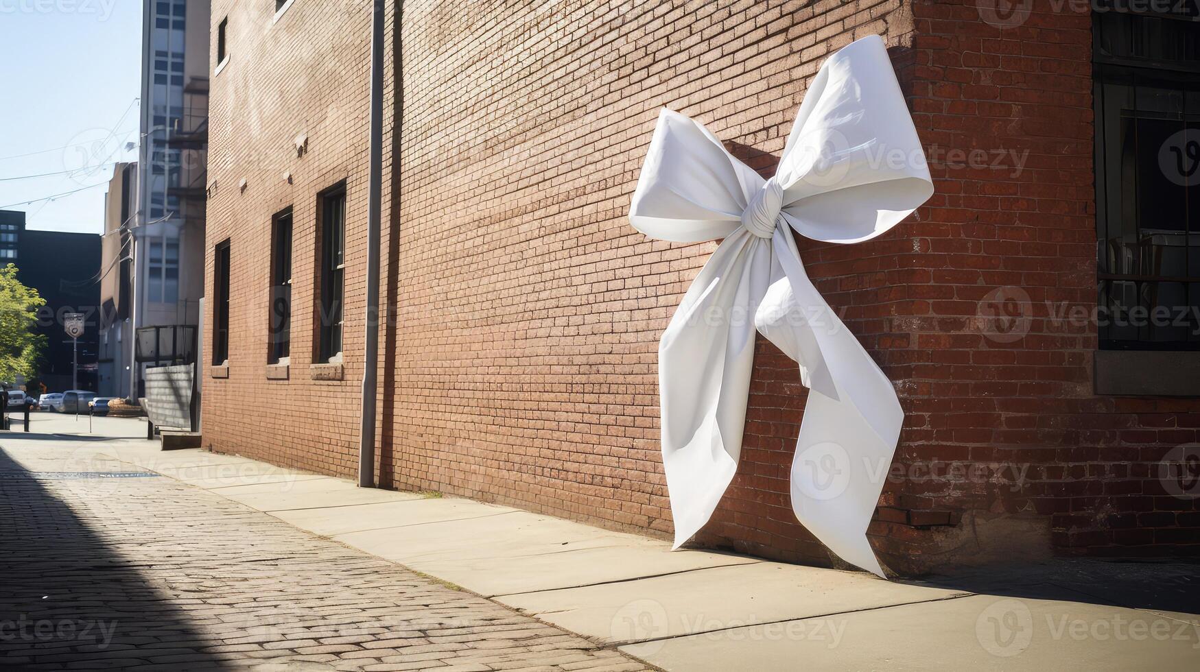 hope white cancer ribbon photo