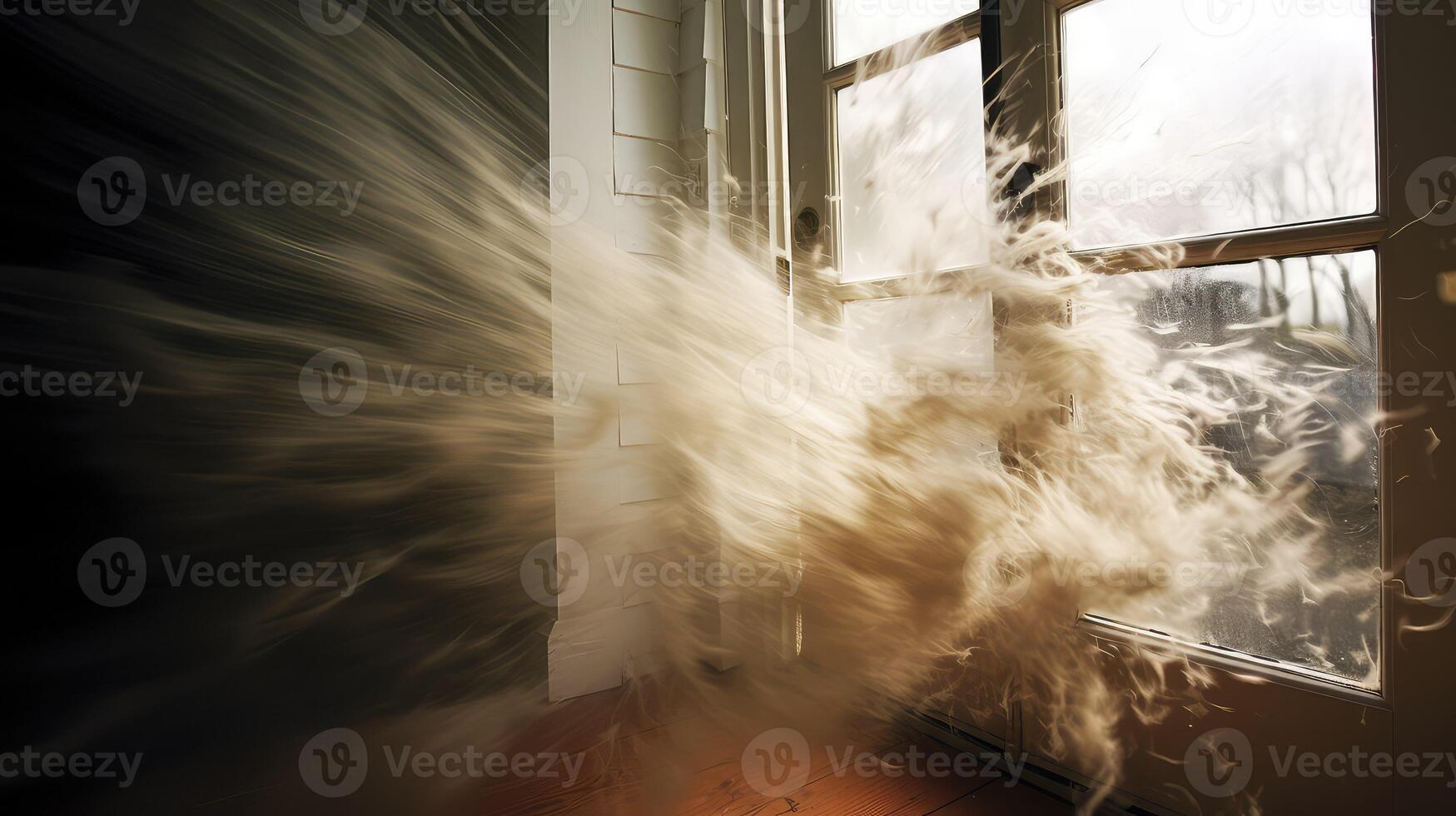 wind closing door photo