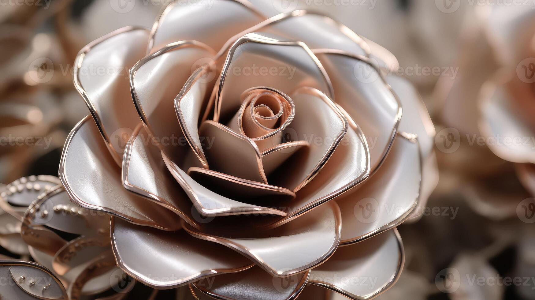 petals rose gold flowers photo