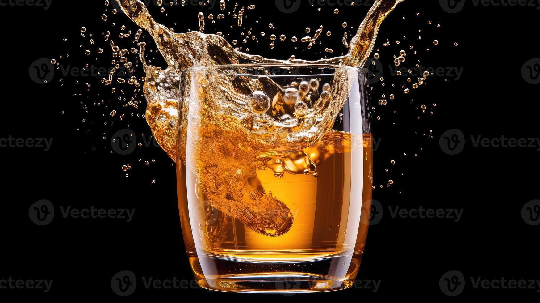 bubbles glass liquid photo