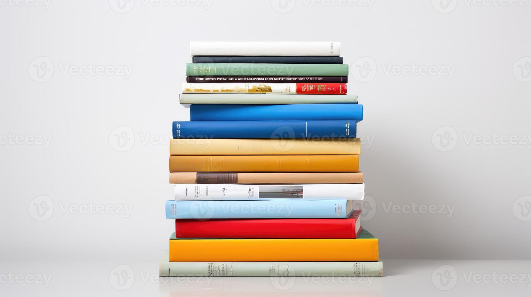 visual book on white background photo