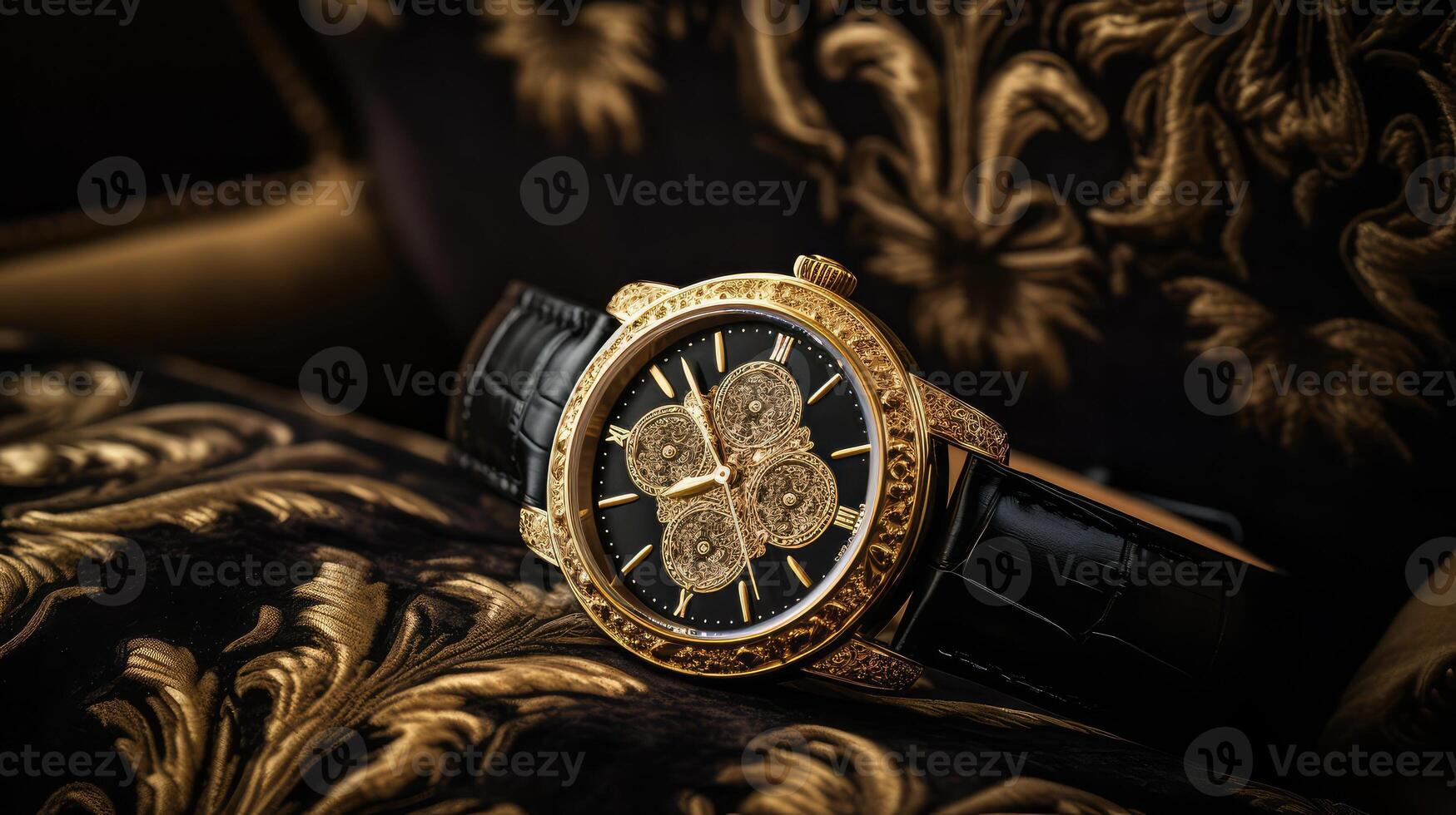 sophistication black and gold luxury photo