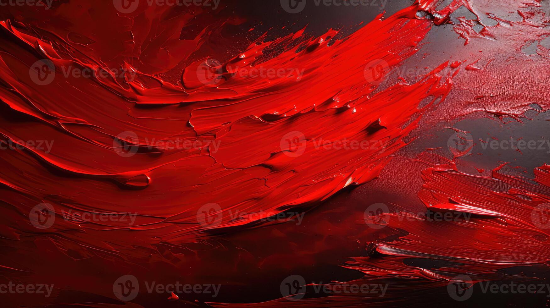 paint red brush strokes photo