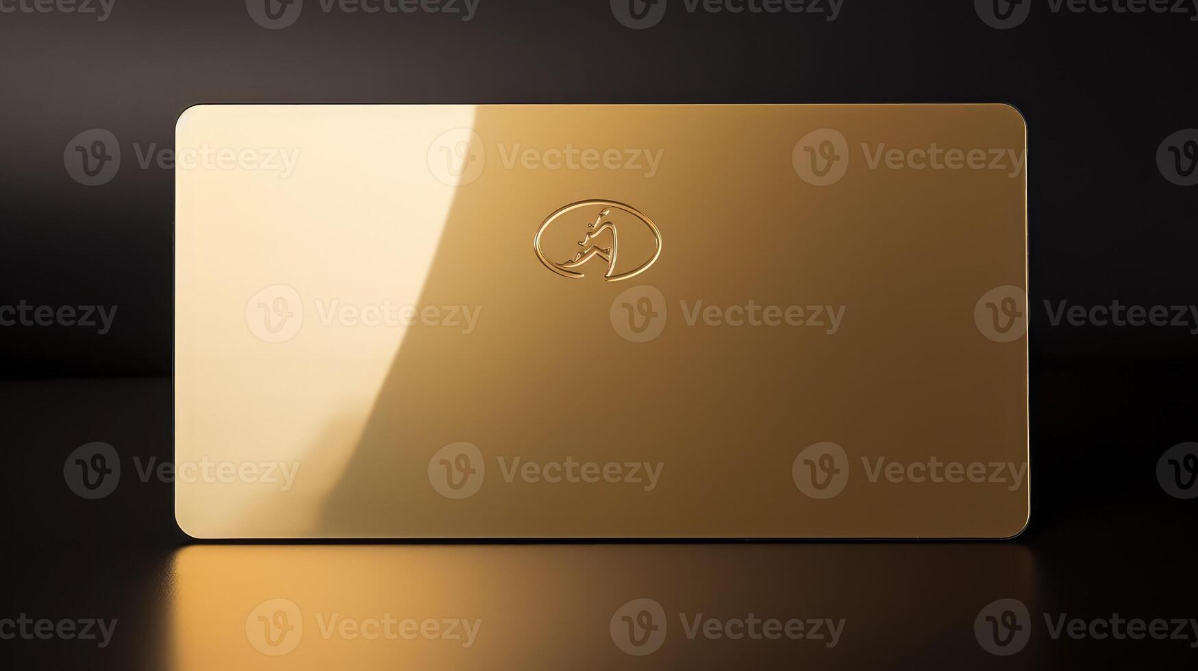 sleek gold gift card photo