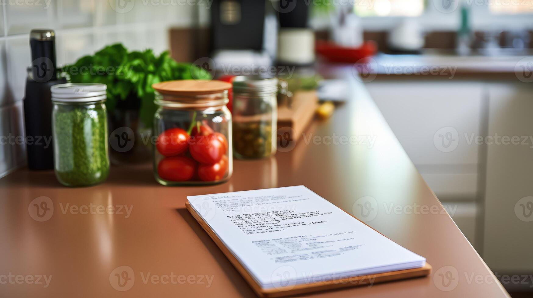 rack notepad in kitchen photo