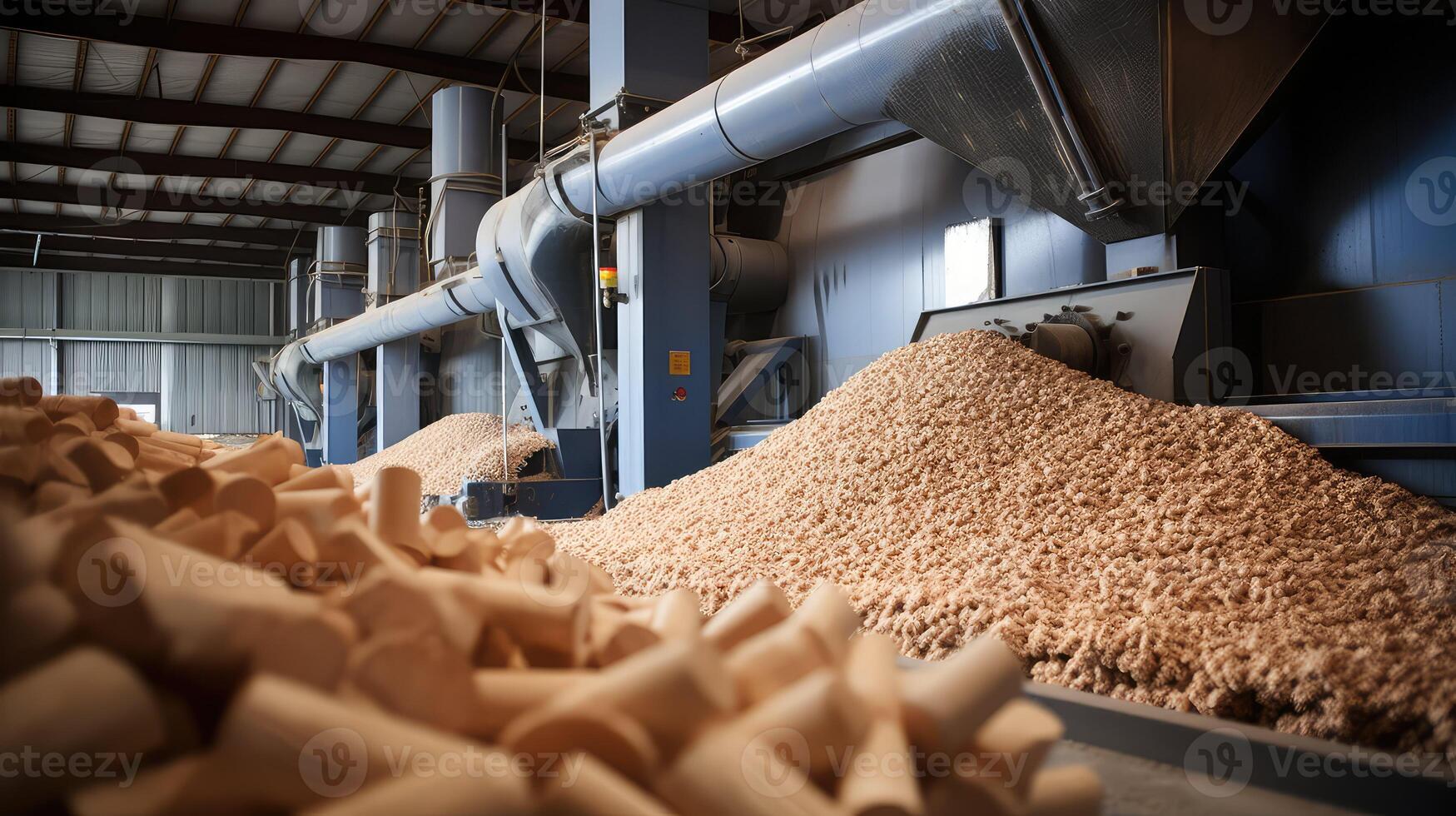 fuel wood pellets photo