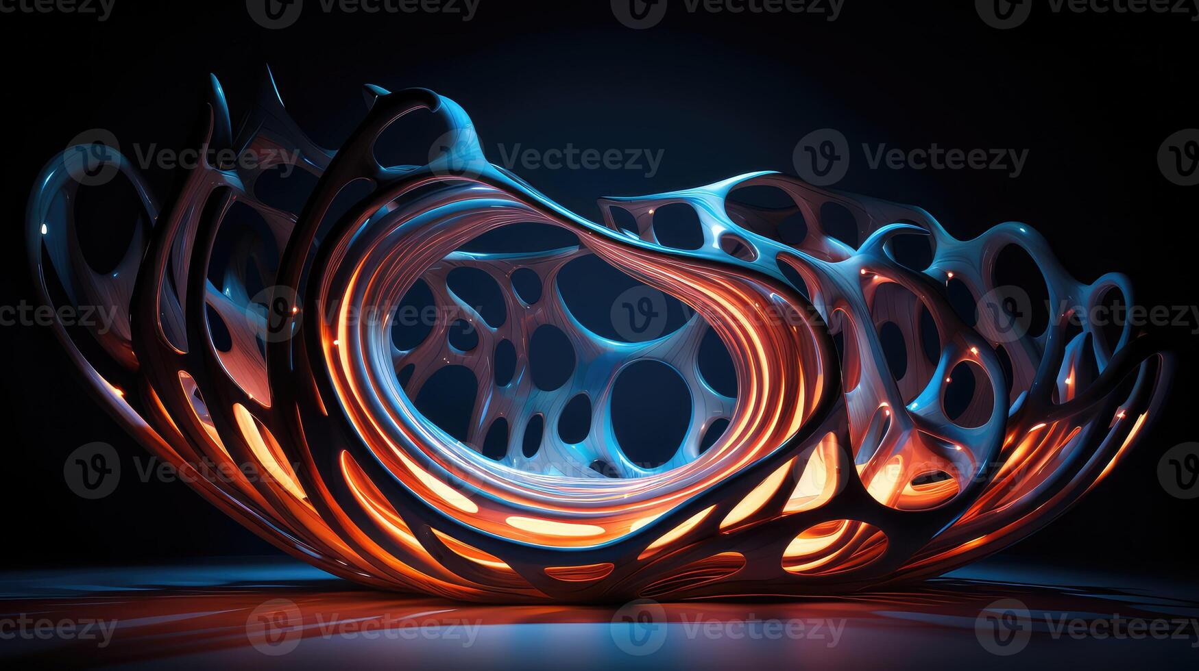 neon christmas background wood photo