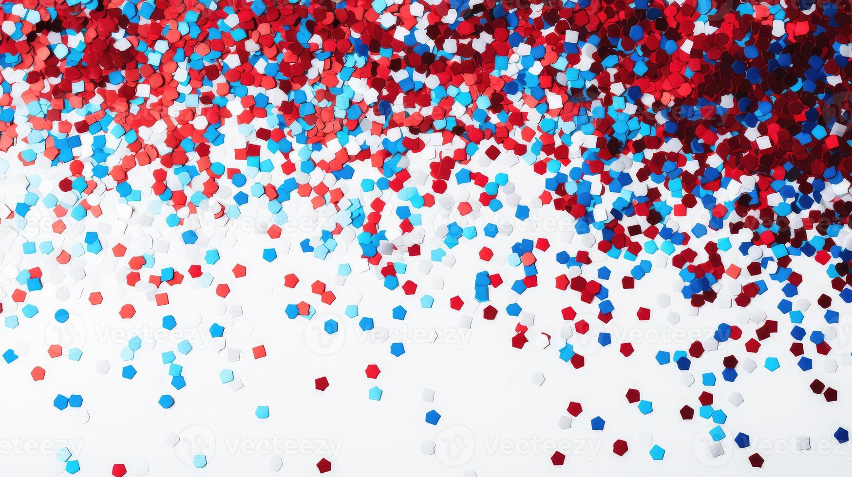 vibrant confetti red blue photo
