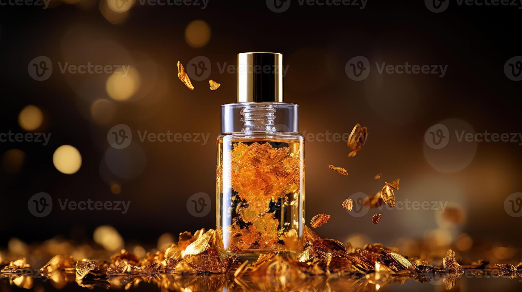 skincare gold flakes photo