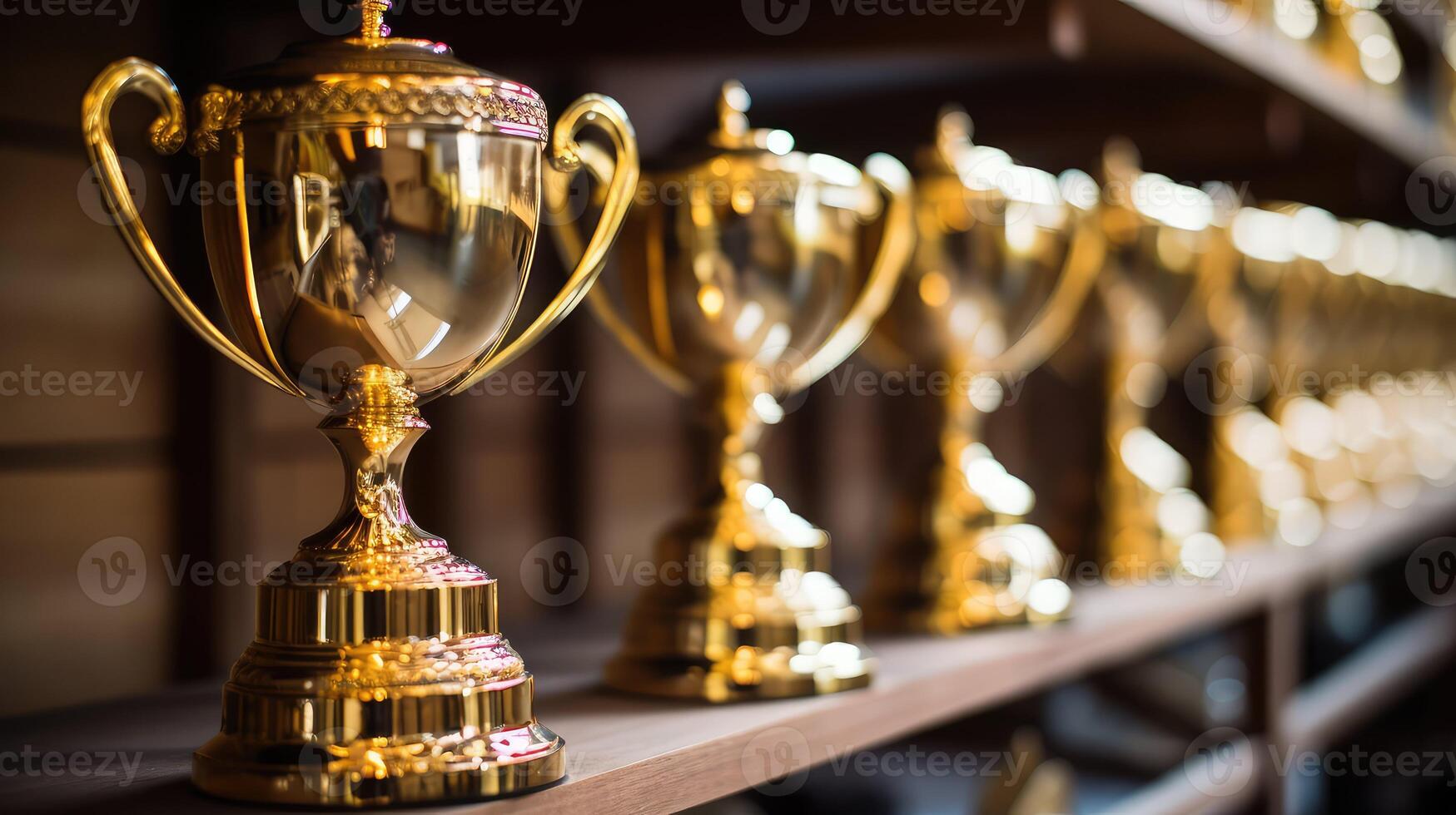 achievement trophy gold photo