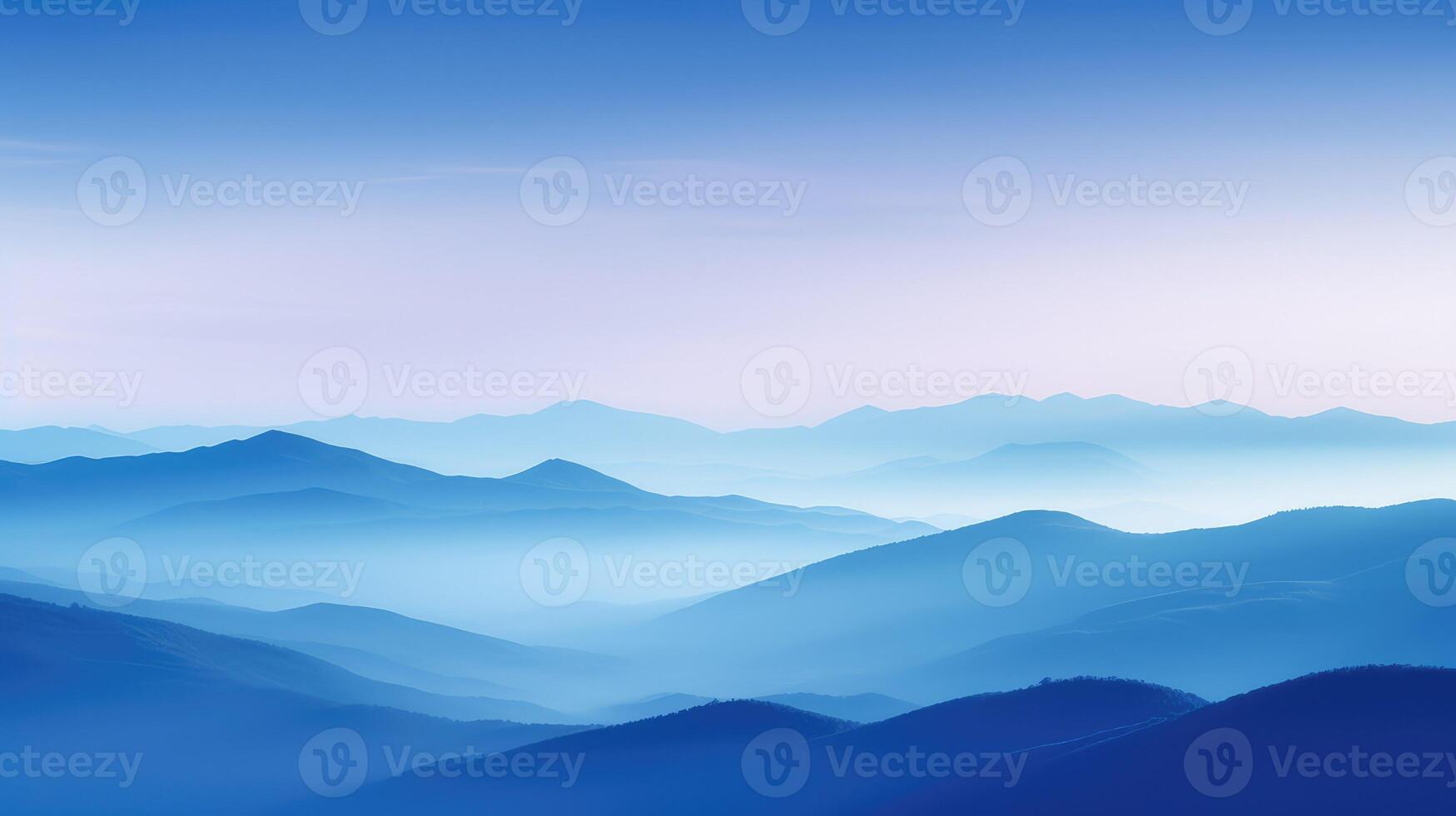 mountain blue gradient photo