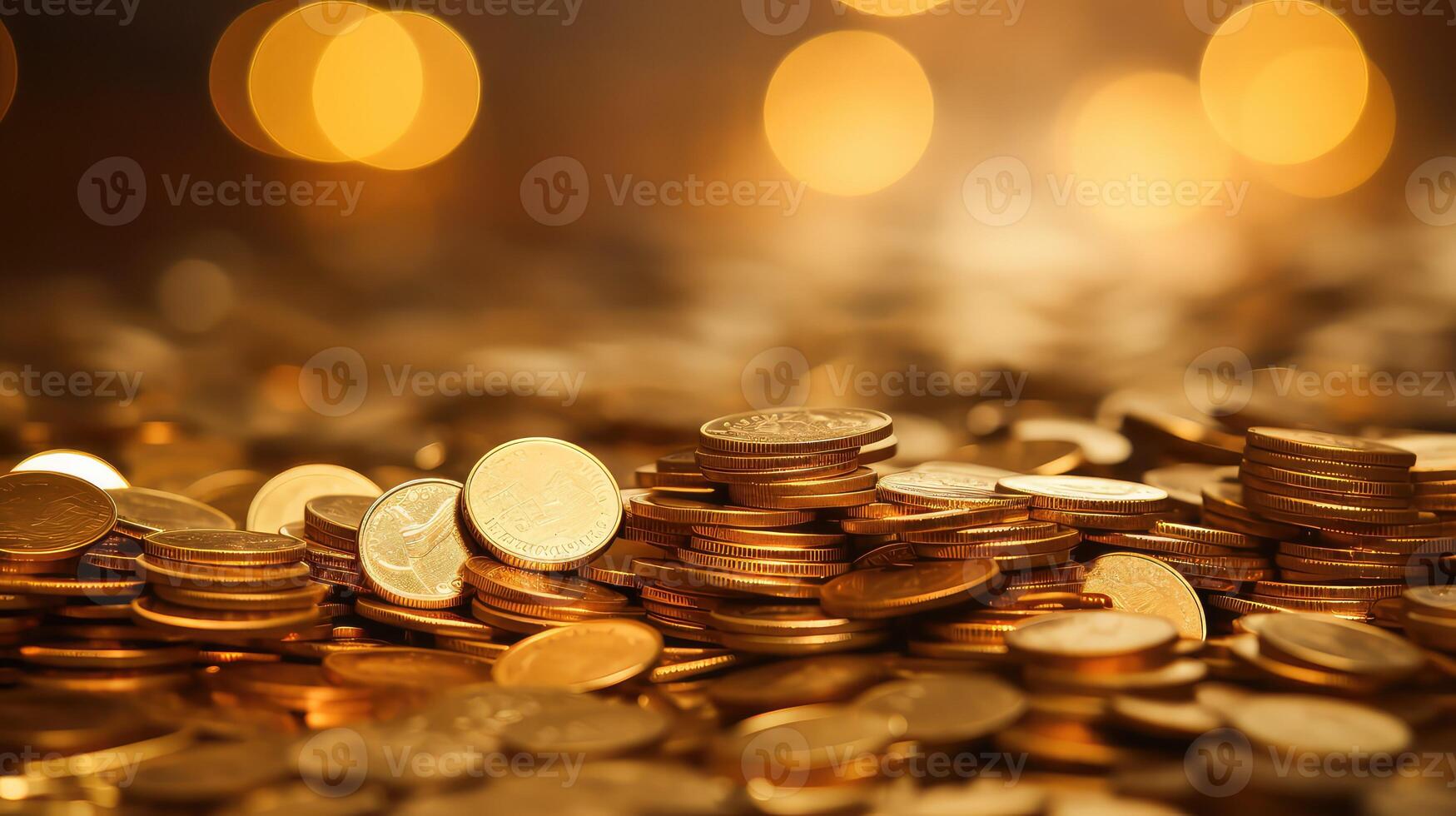 treasure gold coins background photo