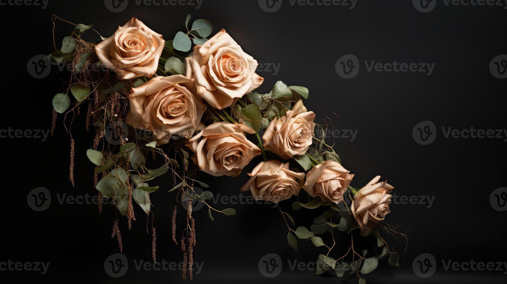 s rose gold roses photo