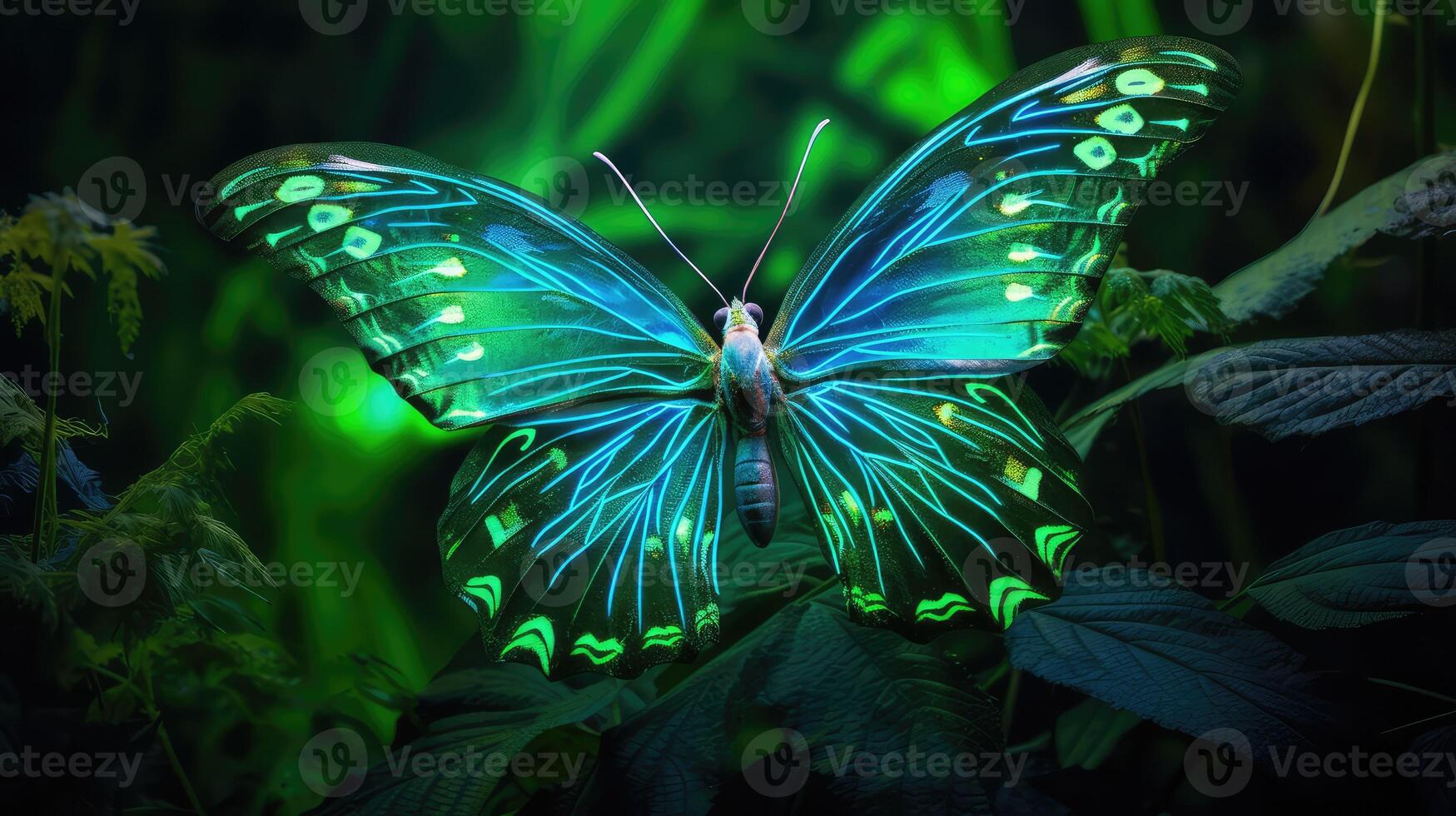 leaf green uv photo