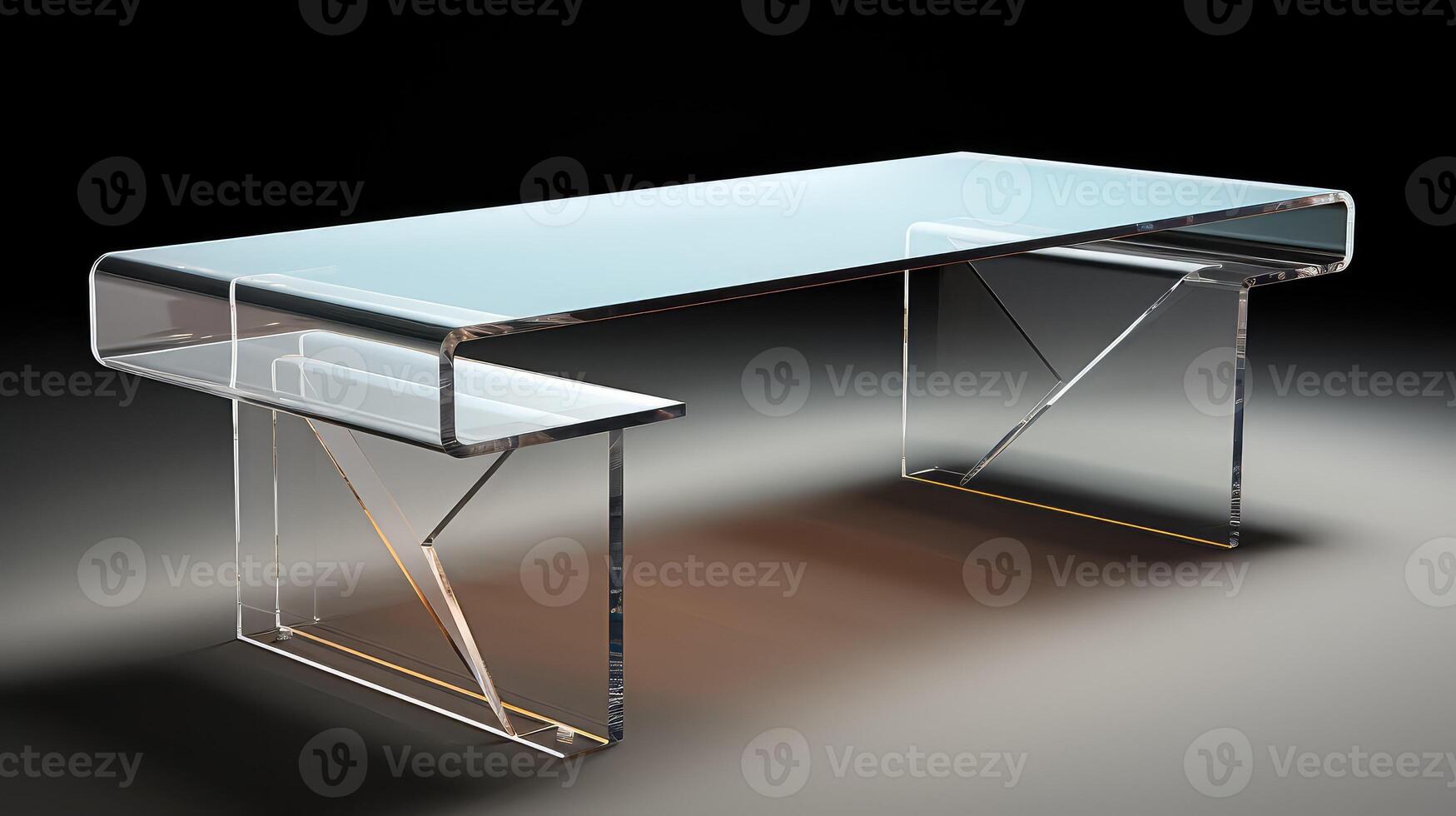 design transparent desk photo