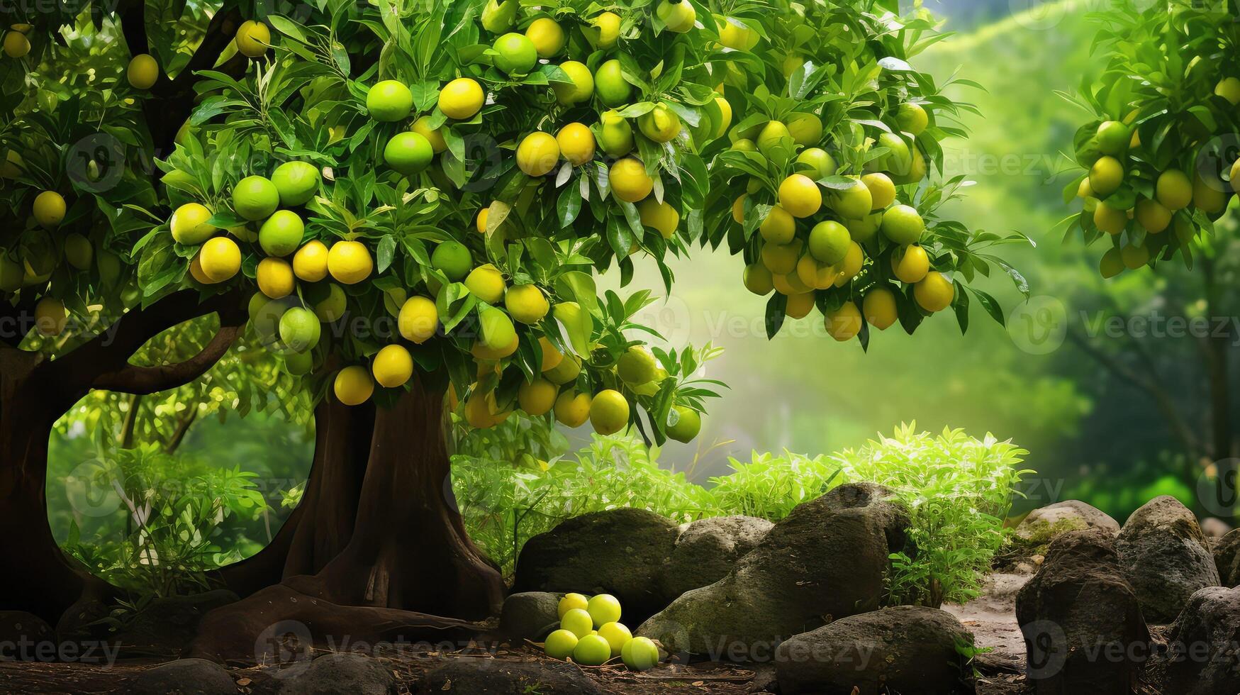 tree citrus trees photo