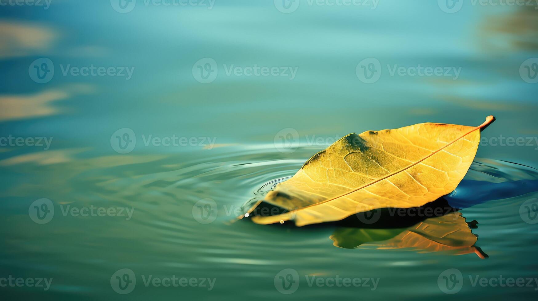 pond mango leaf photo