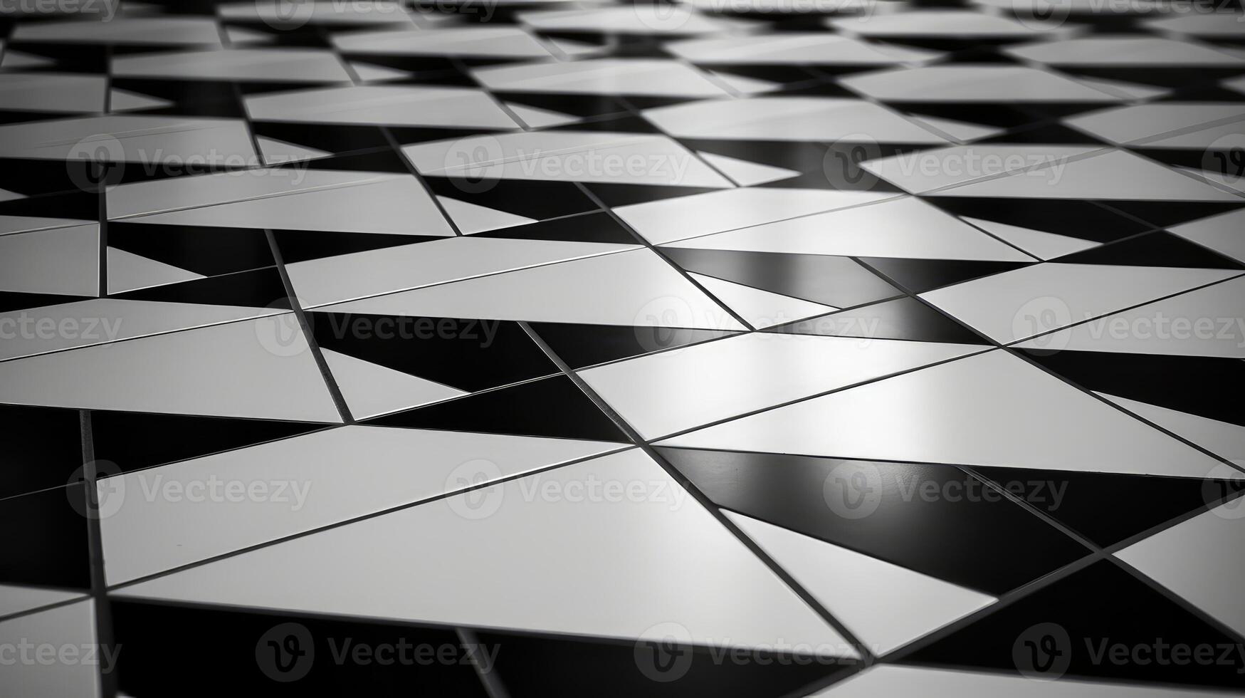 abstract black and white tile floor photo